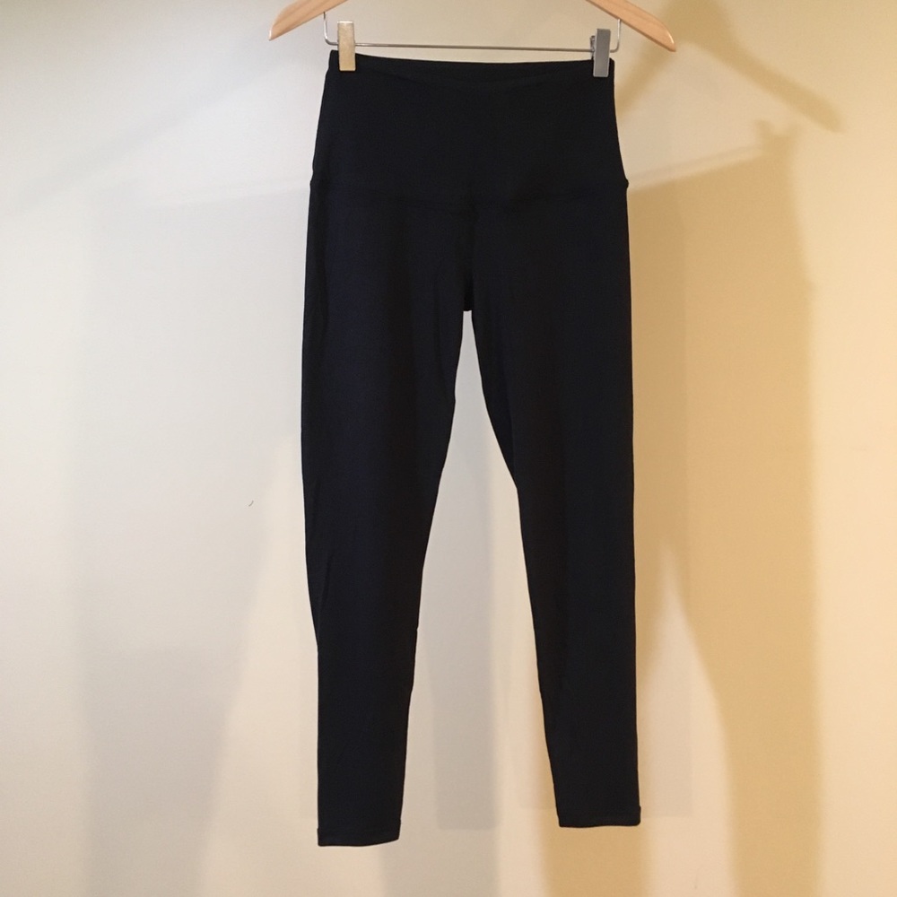 Wide Waistband Super Soft Stretchy Yoga Leggings w Pocket - Picture 3 of 5